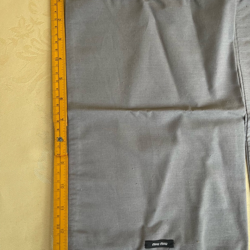 2 MIUMIU dust bags 
Each 8.5x13.5 - Picture 4 of 4